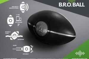 BRO Ball: Waterproof Bluetooth Speaker + Football