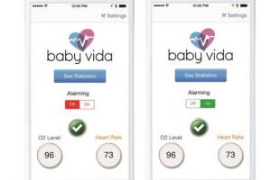 Baby Vida Oxygen Monitor w/ Smartphone Support