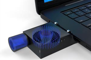 USTEK Laptop Cooler Sucks the Heat Out