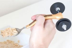 Weightlifting Spoon for Your Breakfast