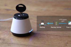 Hackey WiFi Connected Key Switch for Home Automation