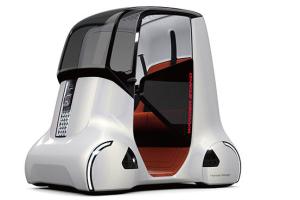 Honda Wander Stand Vehicle with Omnidirectional Drive System