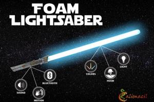 This Foam Lightsaber Communicates With Your Smartphone