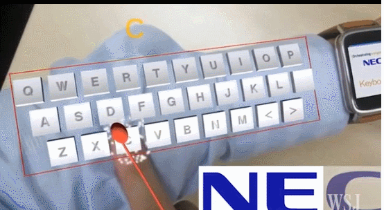 Augmented-Reality Keyboard