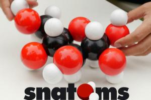 Snatoms: Magnetic Molecular Modeling Kit for Chemistry