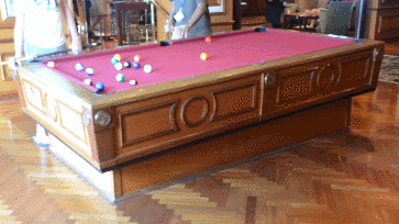 self leveling pool table