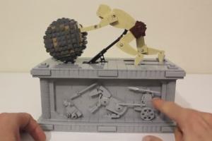 Sisyphus Kinetic LEGO Sculpture