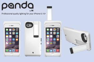 Panda: Rechargeable iPhone 6/6+ Case with Dimmable Light