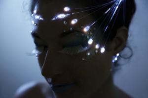 Fiber Optic Makeup for a Glowing Look