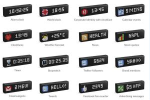 LaMetric Portable WiFi Alarm Clock + IFTTT