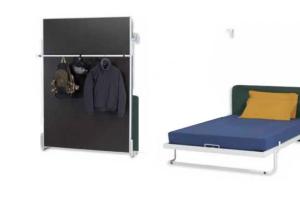 Minimal Murphy Bed + Coat Hanger