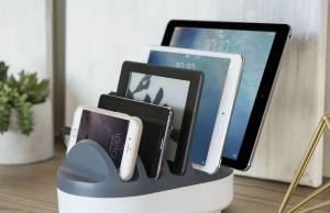 PowerDock Pro Dock: Charges 5 Smartphones or Tablets