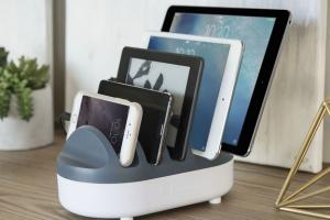 PowerDock Pro Dock: Charges 5 Smartphones or Tablets