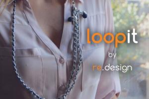 loopit Headphones Don’t Get Tangled, Can Be Worn As a Necklace