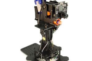 Desktop RoboTurret Tracks Down and Fires at Enemies