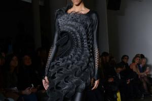 Stratasys’ 3D Printed Dresses: Harmonograph & Pangolin