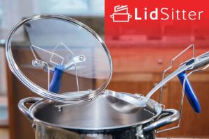 LidSitter Holds Your Lids, Spoons