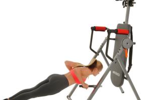 Conquer 6-in-1 Inversion Table Power Tower