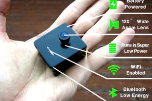 WiCAM: Programmable Wireless Coin Camera for Makers