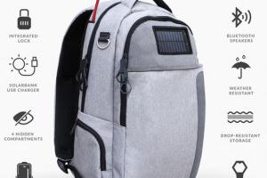 Lifepack: Solar Powered Backpack with Anti-theft Feature