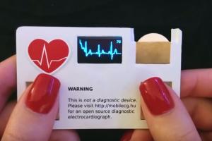 Business Card with Working EKG