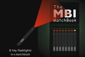 MBI MatchBook with Flashlights The Size of a Match