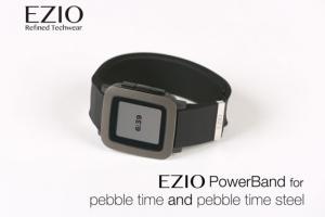 EZIO PowerBand: Flexible Battery Strap for Pebble Smartwatch