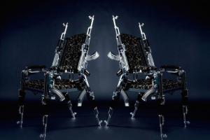 AK47 Chair Is Made Out of Genuine Weapons