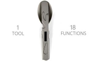 Vulcan Titanium Cutlery 18 in 1 Multi-tool