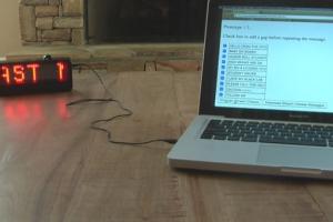 Stream Cheese: Battery Powered LED Sign