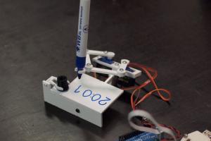 DIY Arduino Plot Clock Writes & Erases Time