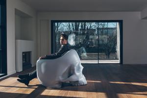 Skull Armchair by Gregory Besson