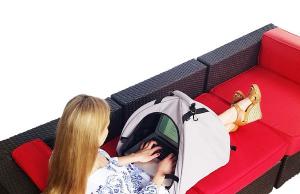 LapDome Portable Sun Shade & Carrying Case for Laptops