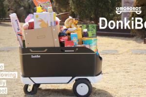 DonkiBot: Robot Follows You & Carries Your Things