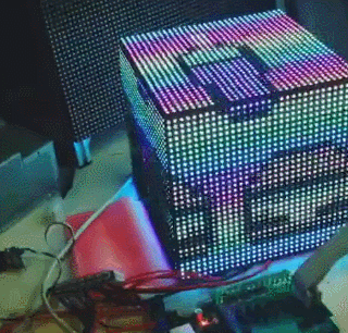 led video cube