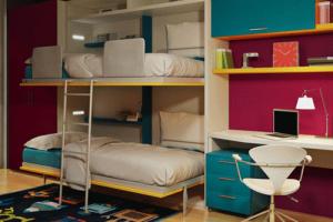 Space-saving Tuckin Bunk-bed Can Be Folded Away