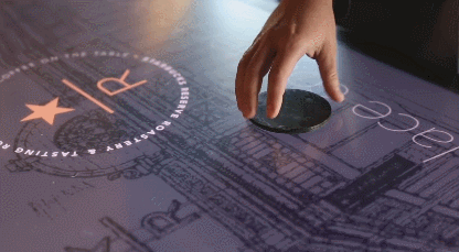 Ideum Platform 65 4K multitouch table