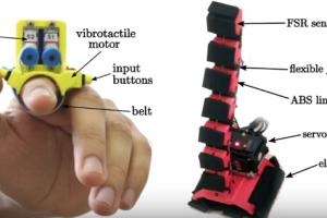 hRing: Robotic Fingers with Haptic Feedback