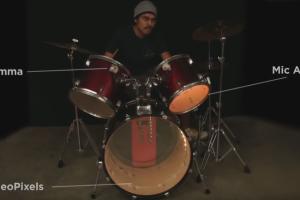 DIY: LED Drum Set Reacts To Sound