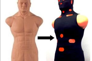 Strike-Skin Self Defense Training Tool for BOB Punching Bags