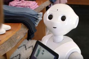 Pepper Human-shaped Robot As Fashion Assistant?