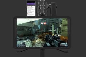 GAEMS Rail System Satellite Monitor Stand for Vloggers & Gamers