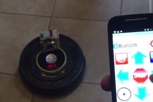 Controlling an iRobot Create 2 Robot with Arduino & Android
