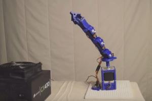 Kinect Controlled WiFi Robot Arm