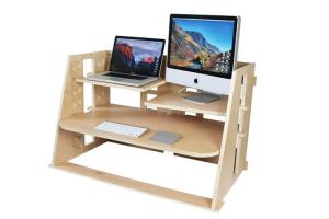 ERVO Sit Stand Desk for Laptops, iMacs