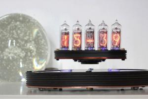 Levitating Nixie Clock with Bluetooth Control