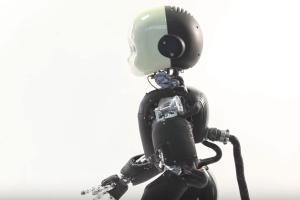 iCub Robot Child Performing Tai Chi Moves