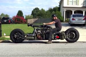 Twin Turbo Diesel AWD Motorcycle