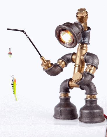 fisherman-steampunk-robot-lamp
