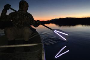 LED Canoe Paddle for Canoeing At Night